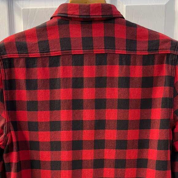 Ralph Lauren Denim & Supply Buffalo Plaid Flannel Work Shirt Size XL - Picture 6 of 7